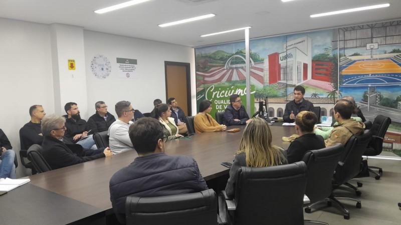 Reunião discute melhorias para a região central de Criciúma 