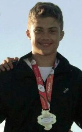 Atleta de Criciúma nos Jogos Escolares Brasileiros