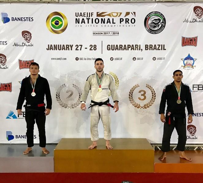 Atleta criciumense é destaque no ranking nacional de jiu-jitsu