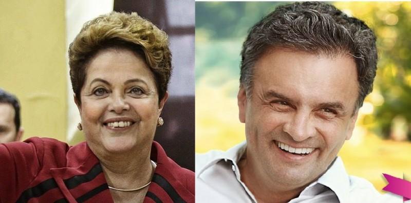 Dilma e Aécio disputam segundo turno