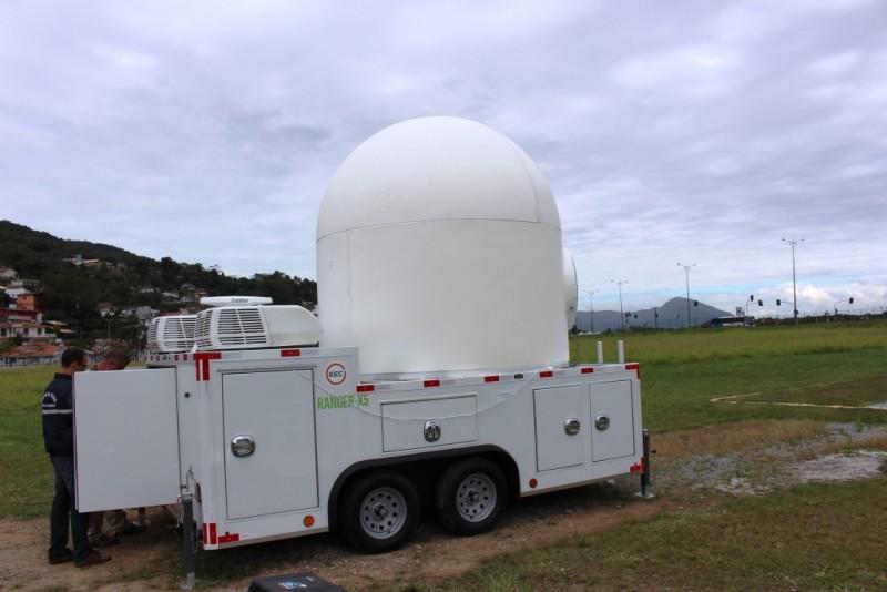 Defesa Civil testa radar meteorológico móvel Sul