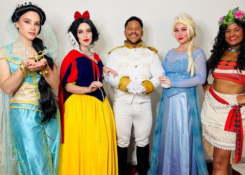 Em clima de diversão, Criciúma Shopping recebe musical Encontro das Princesas