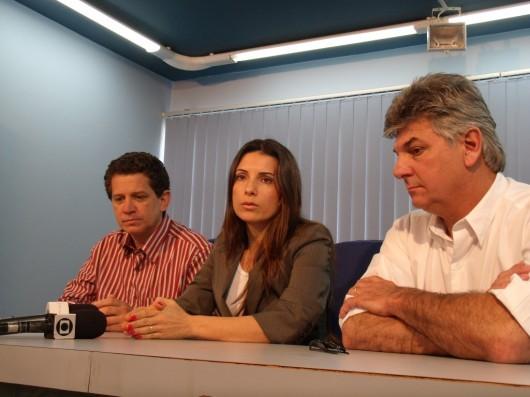 Vereadores concedem entrevista coletiva sobre a CPI do Esgoto