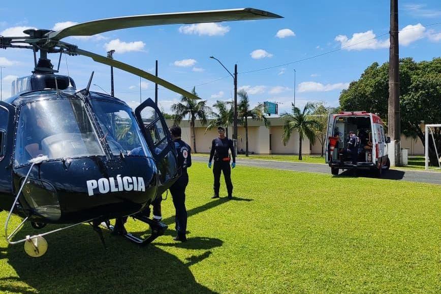 Homem fica ferido após cair de escada em Jaguaruna