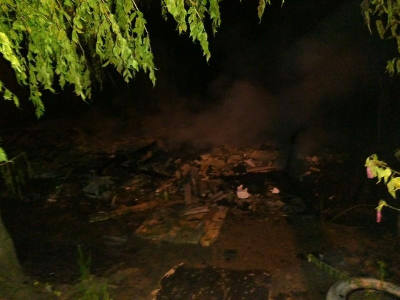 Corpo de Bombeiros combate incêndio em casa do Balneário Gaivota