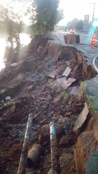 Consequências das chuvas: rodovias interditadas na região de Tubarão