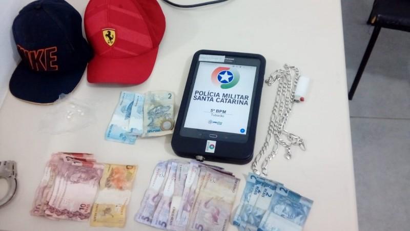 Operação da Polícia Militar prende dois traficantes em Tubarão