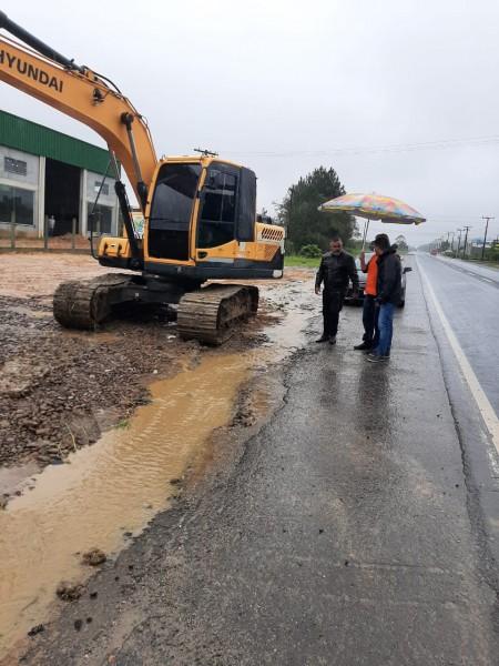 Defesa Civil de Siderópolis monitora pontos de possíveis alagamentos 