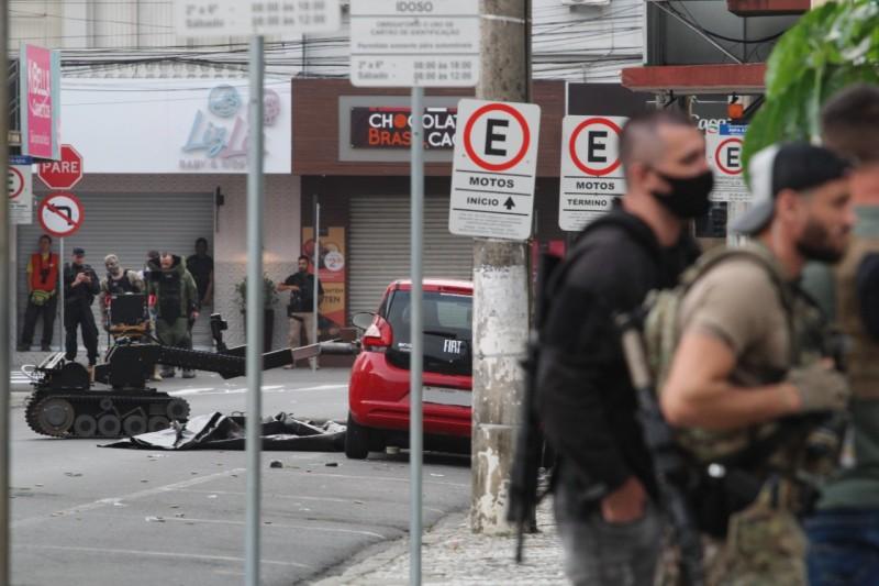 Mais de 200 quilos de explosivos desativados pelo BOPE em Criciúma