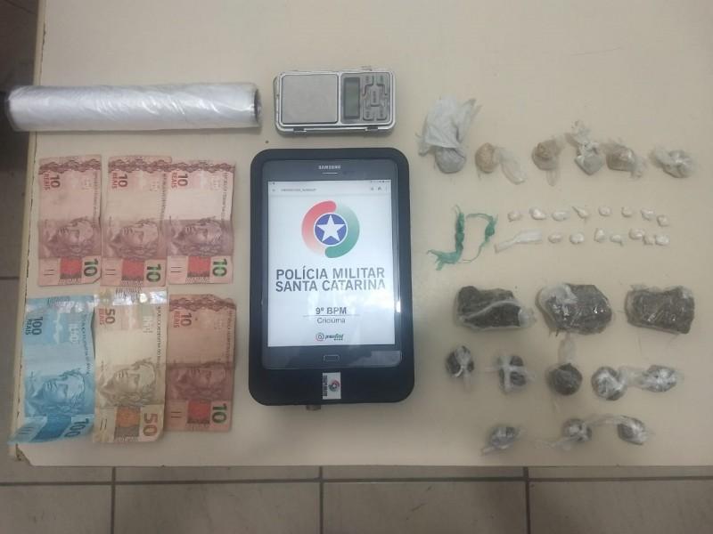 Adolescente de 13 anos é apreendido por tráfico de drogas