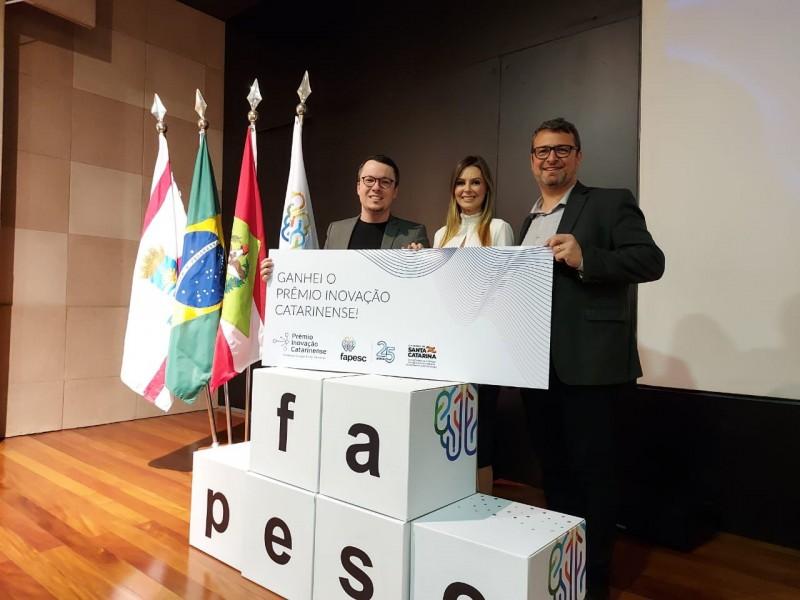 Professores da UniSatc sobem ao pódio do Prêmio de Inovação Catarinense da Fapesc