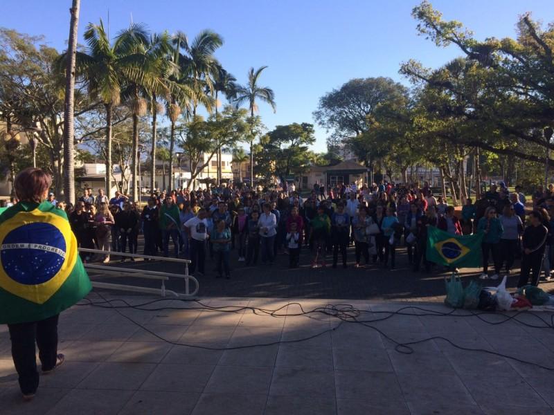 Manifestações acontecem nesta manhã em Siderópolis 