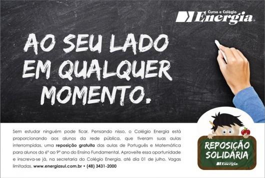 Energia dá uma mão aos alunos da rede estadual