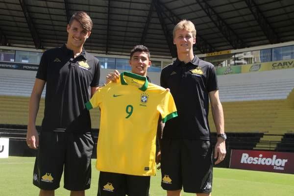 Trio de atletas do Criciúma se apresenta à Seleção Brasileira
