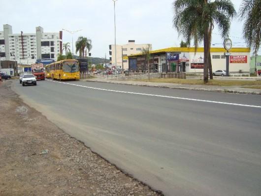 Faixas do transporte coletivo são remarcadas pela ASTC