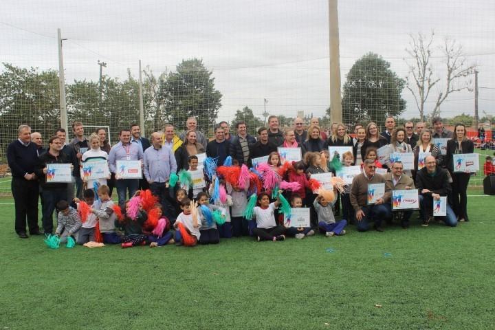 Tarde de prestação de contas e inauguração de dois campos no Bairro da Juventude