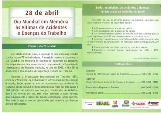 Cerest Criciúma participa de mobilização nesta sexta-feira