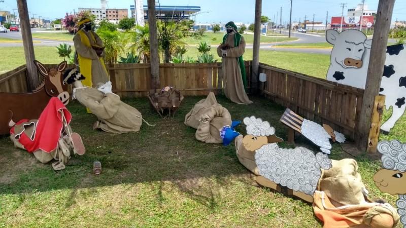 Presépio do Balneário Arroio do Silva é alvo de vandalismo 
