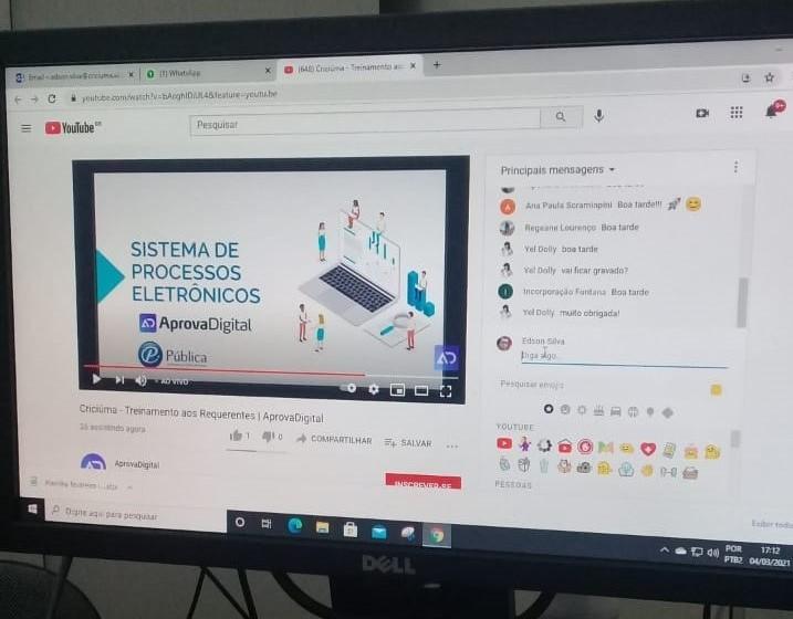 Profissionais da construção civil passam por capacitação para utilizar a solução Aprova Digital