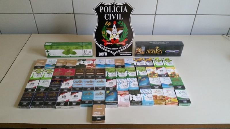 Mulher é presa em flagrante por receptação de narguilés