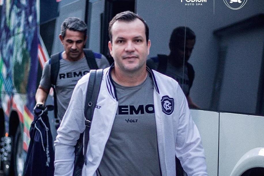 Técnico do Remo avalia jogo, fala das oportunidades e afirma: “Empate com gosto de vitória”