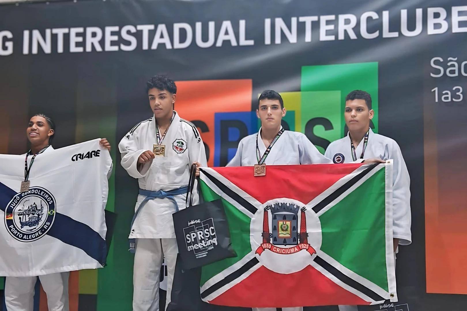 Judocas de Criciúma conquistam bronze no maior evento da modalidade do Sul do Brasil