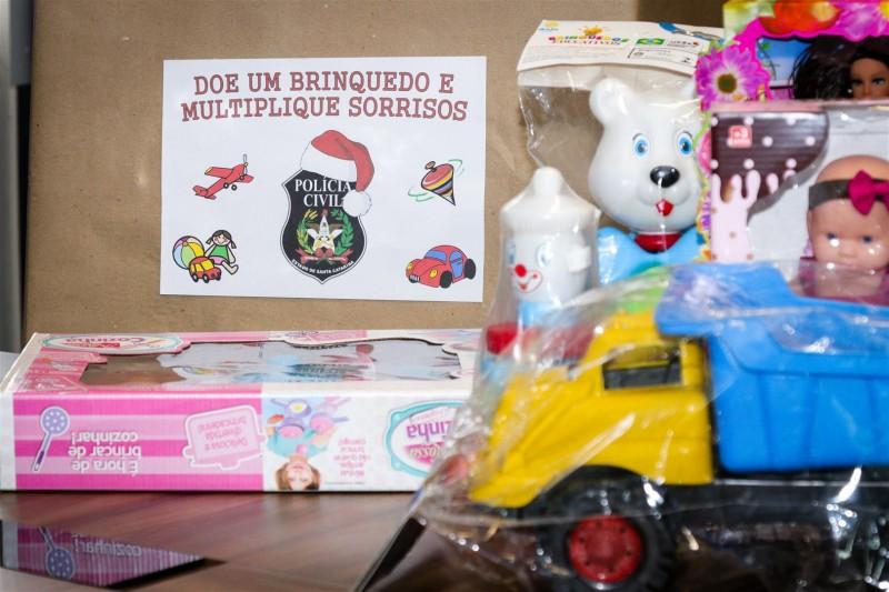 Polícia Civil se mobiliza para arrecadar brinquedos