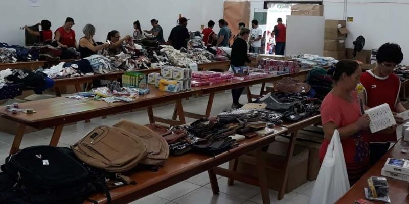 Bazar do Hospital São Donato é concluído no primeiro dia