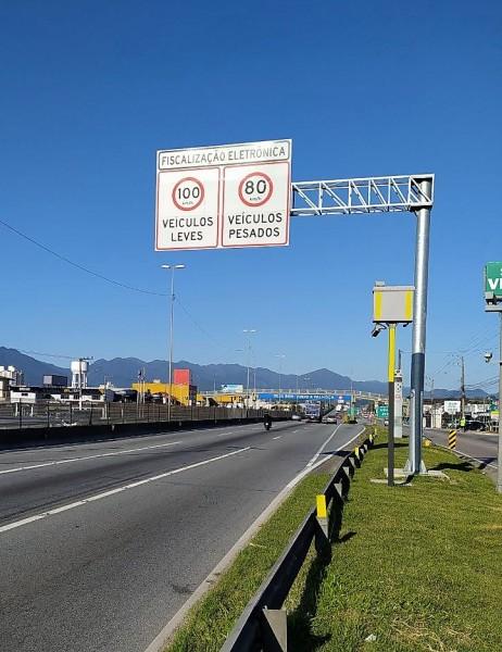 Radares fixos da BR-101 da Grande Florianópolis serão ativados a partir desta sexta-feira