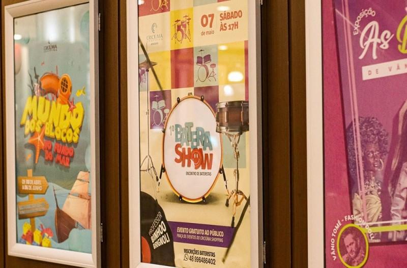 Neste sábado, bateria e muita música no Criciúma Shopping