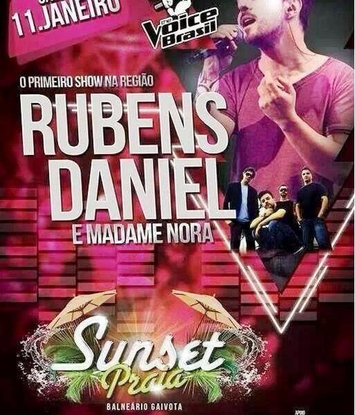 Que tal um sunset com Rubens Daniel?