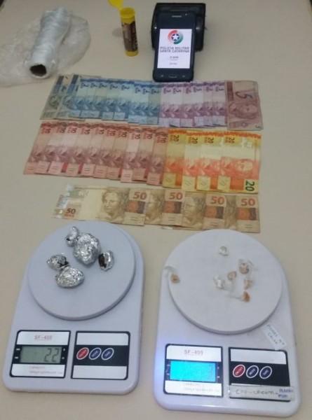 Dois são detidos em Criciúma por tráfico de drogas