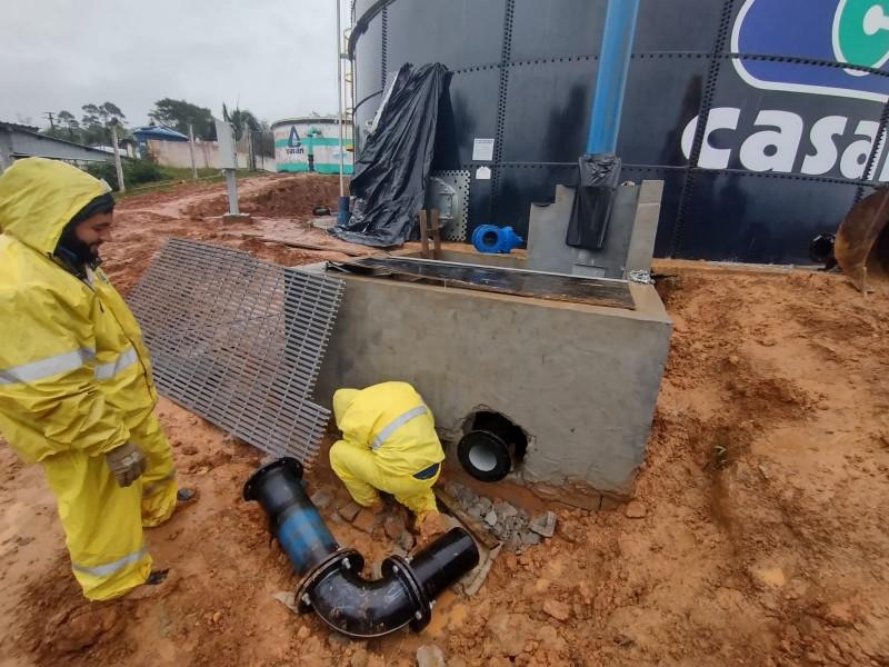 Novo reservatório de aço vitrificado será instalado em Lauro Müller 