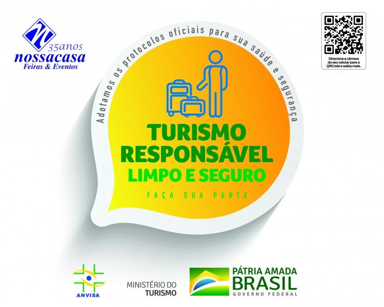 NossaCasa Feiras e Eventos aderi o Selo Turismo Responsável do Ministério do Turismo.