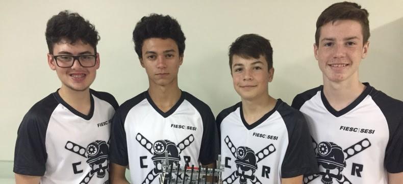Estudantes do Sesi Criciúma disputam Olimpíada Nacional de Robótica