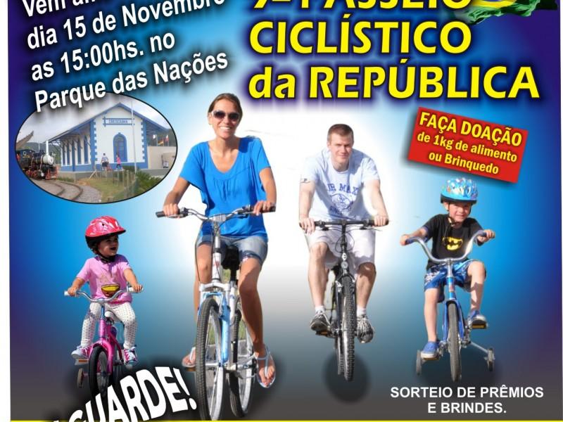 Passeio Ciclístico da República acontecerá nesta sexta-feira em Criciúma