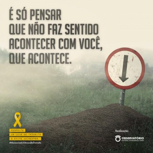 20 de novembro: Dia Mundial em Memória das Vítimas de Trânsito