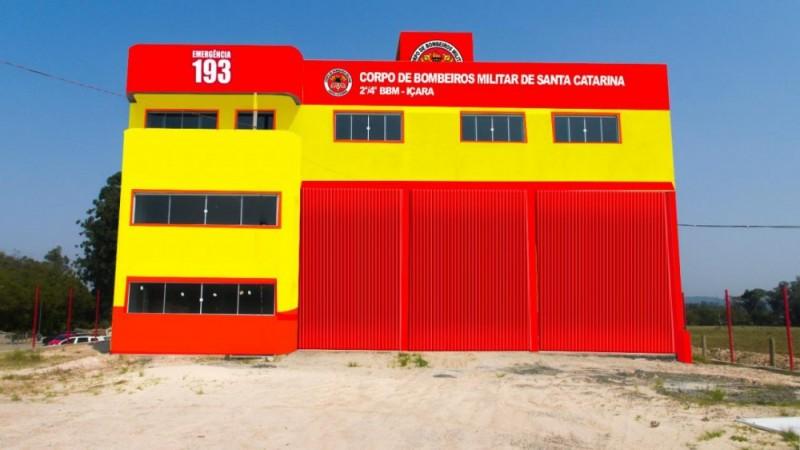 Içara: Corpo de Bombeiros projeta inauguração da nova sede para junho 