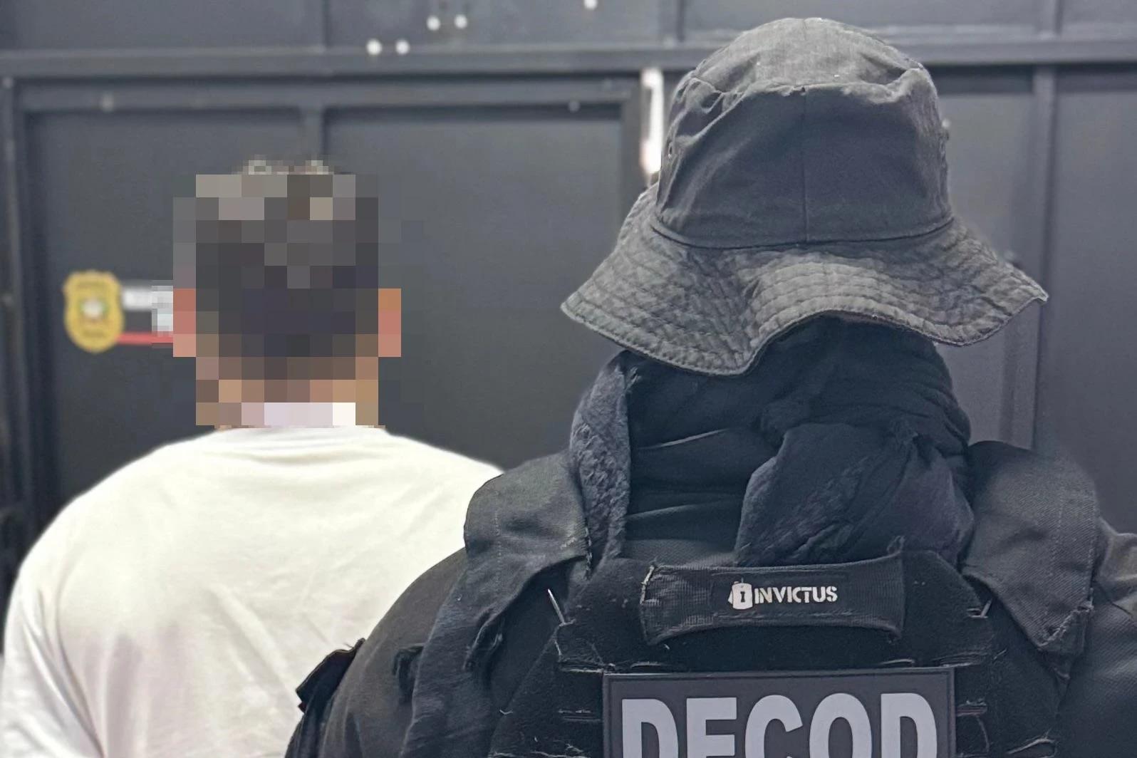 Homem é preso em flagrante durante operação da Polícia Civil em Criciúma