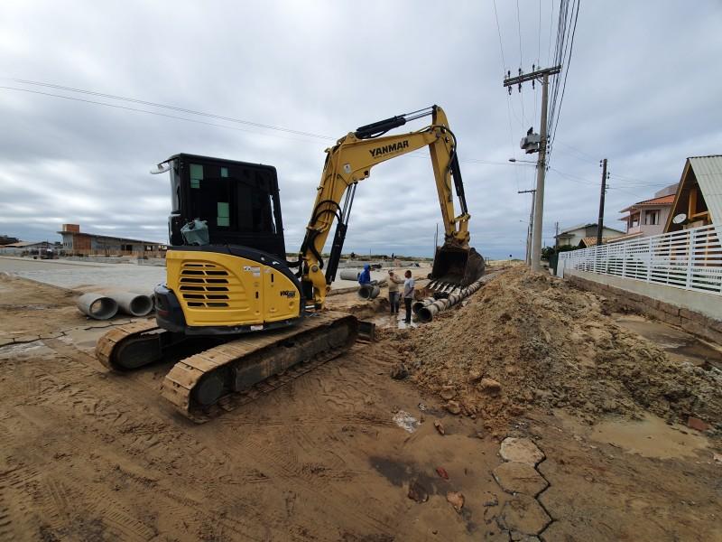Balneário Rincão: iniciadas obras de pavimentação do acesso Sul