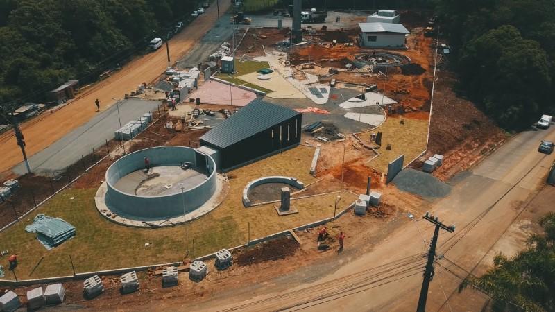 Obras do Parque Astronômico de Criciúma entram na reta final no município