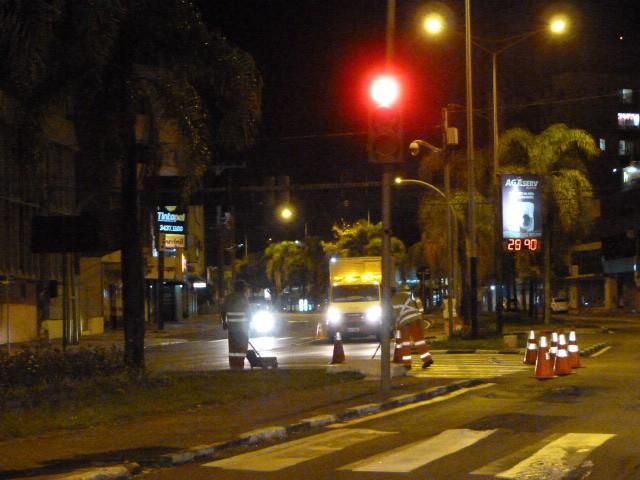 Pintura e escuridão na Centenário