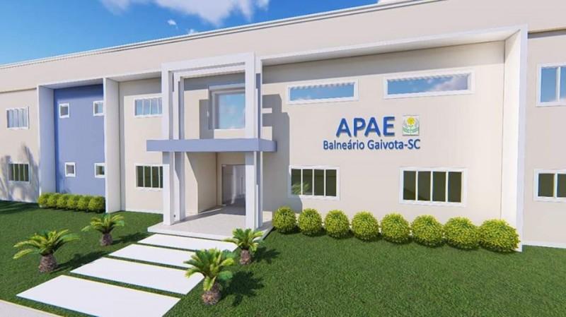 Apae de Balneário Gaivota trabalha para construção de sua sede