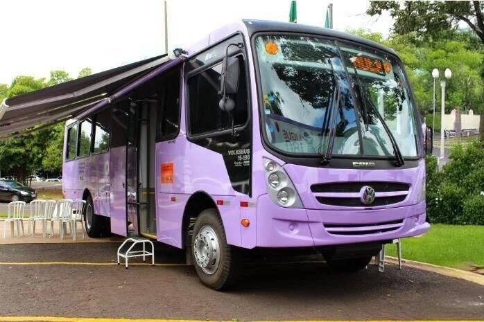 Ônibus Lilás chega a Cocal do Sul com atendimento especial às mulheres