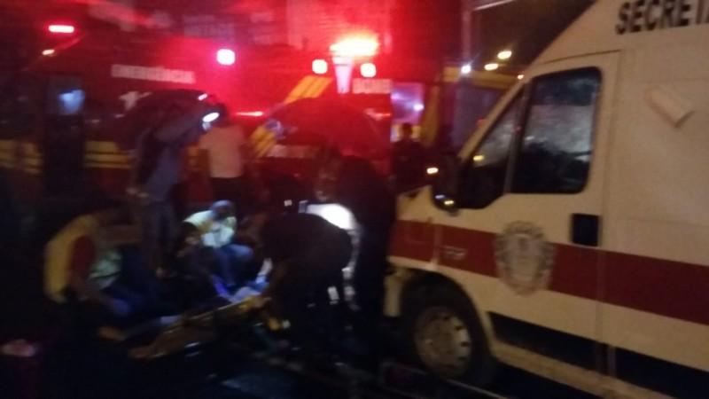 Colisão entre motocicleta e ambulância é registrada em Gravatal 