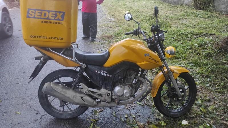 Criciúma: PM recupera moto dos Correios após veículo ser furtado