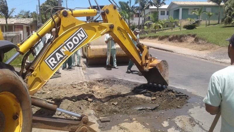 Vias são recuperadas em bairros de Içara
