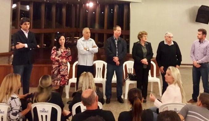 PMDB avança na organização das bases em Criciúma