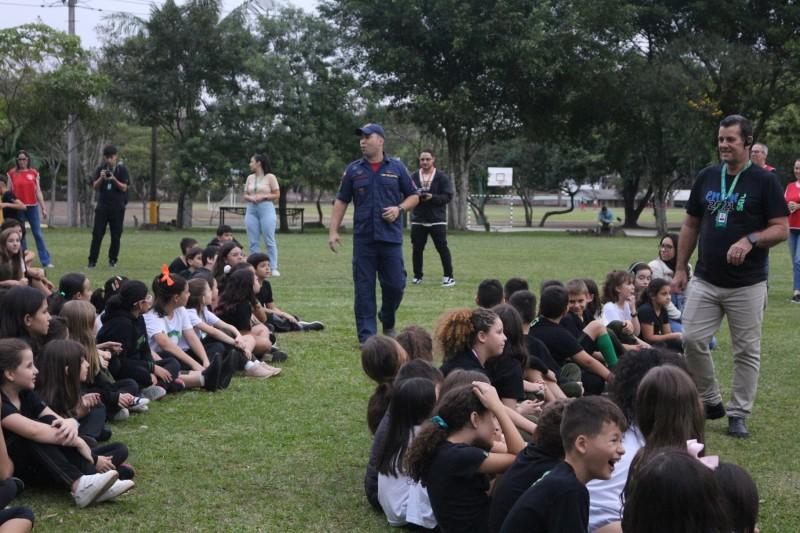 Simulado de Incêndio na Satc tem a participação de mais de 400 alunos