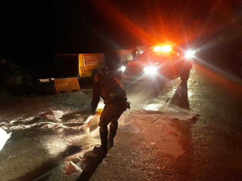 PMRv comunica ponto de congelamento da pista na Serra do Rio do Rastro